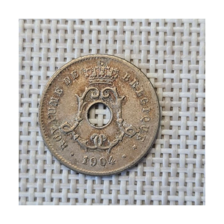 Belgium 5 Centimes 1904 KM-54 VF