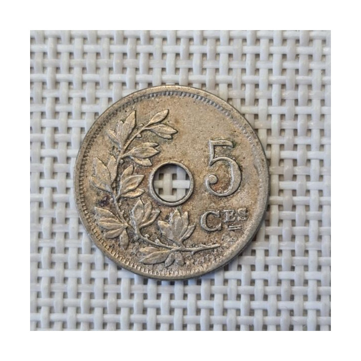 Belgium 5 Centimes 1904 KM-54 VF