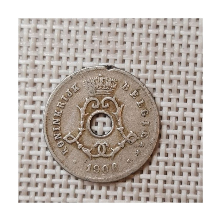 Belgium 5 Centimes 1906 KM-55 VF