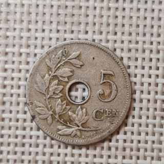 Belgium 5 Centimes 1906 KM-55 VF
