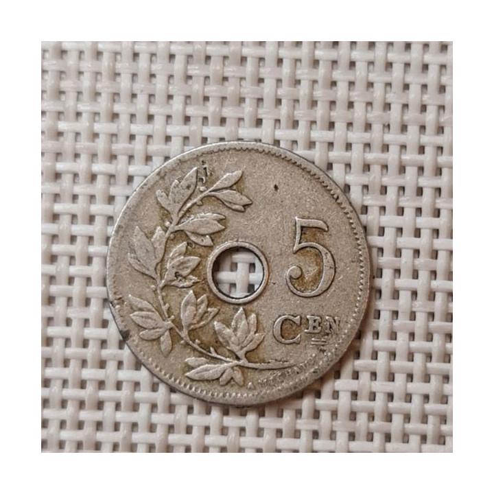 Belgium 5 Centimes 1906 KM-55 VF