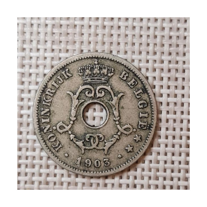 Belgium 10 Centimes 1903 KM-49 VF