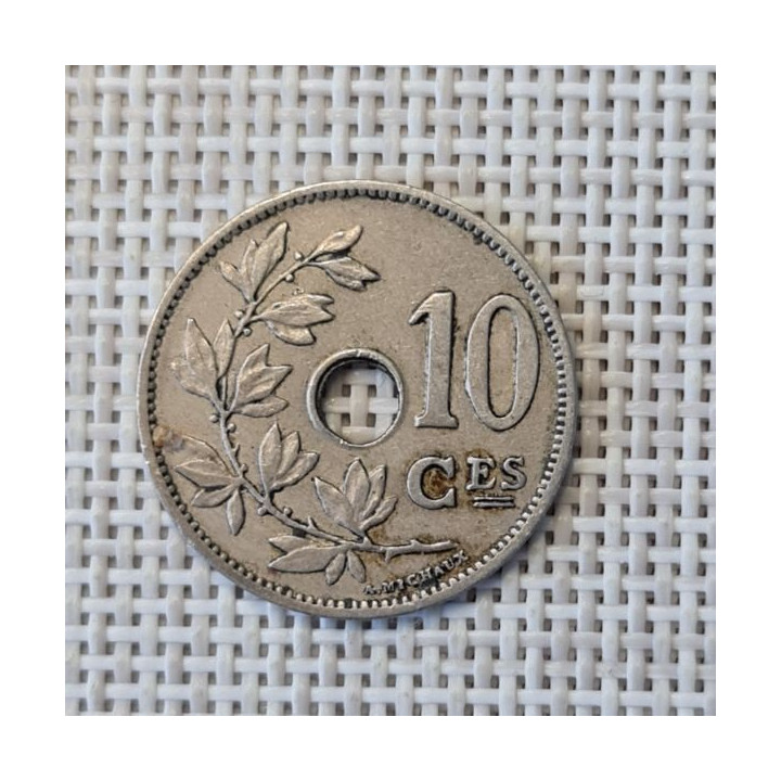 Belgium 10 Centimes 1904 KM-52 VF