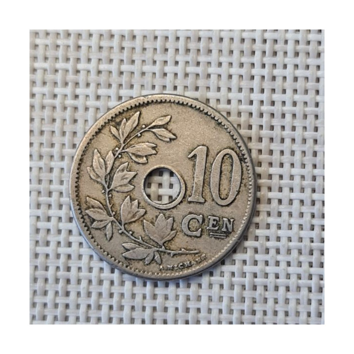 Belgium 10 Centimes 1905 KM-53 VF