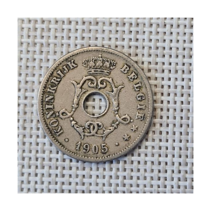 Belgium 10 Centimes 1905 KM-53 VF