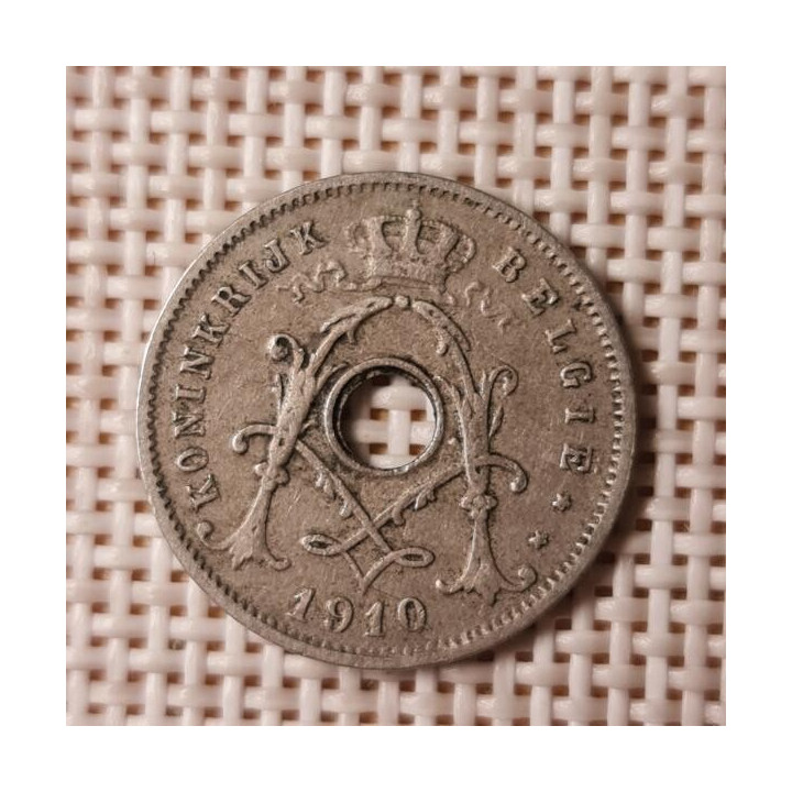 Belgium 5 Centimes 1910 KM-67 VF