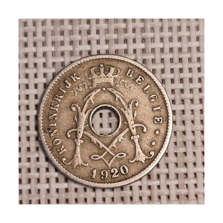 Belgium 5 Centimes 1920 KM-67 VF