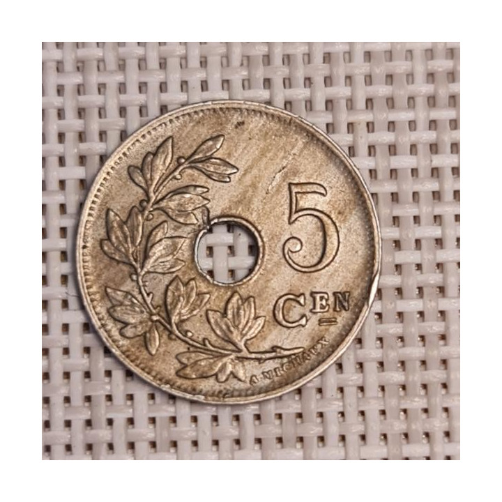 Belgium 5 Centimes 1927 KM-67 VF