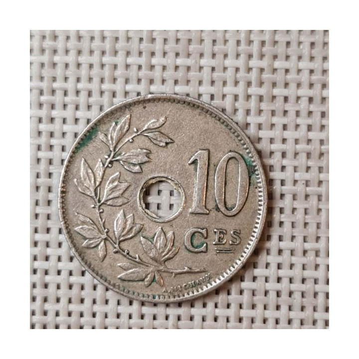 Belgium 10 Centimes 1923 KM-85 VF