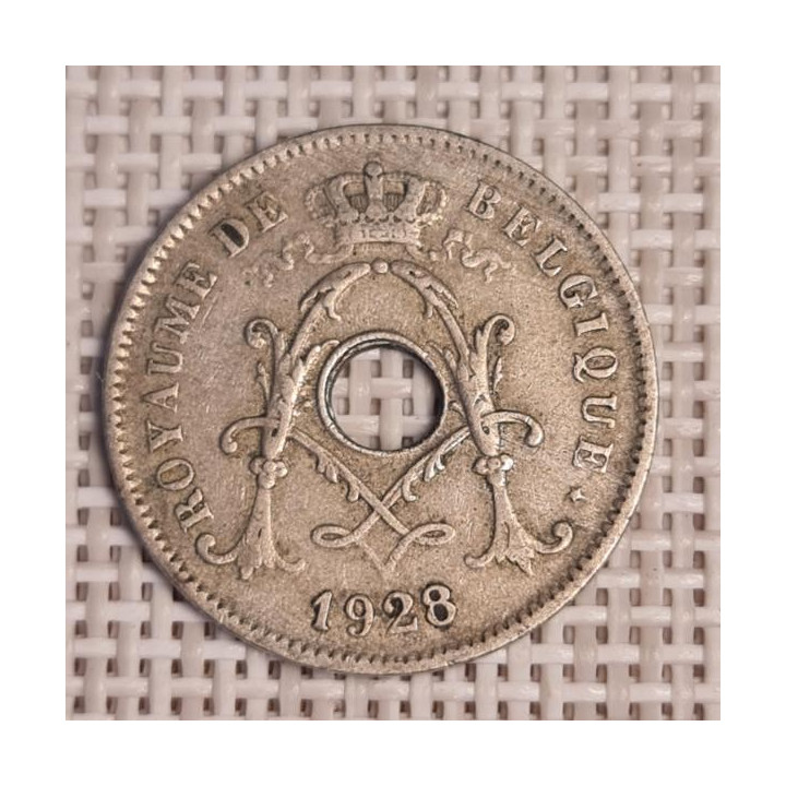Belgium 10 Centimes 1928 KM-85 VF