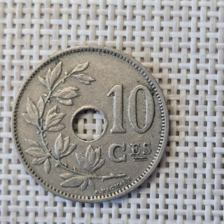 Belgium 10 Centimes 1929 KM-85 VF
