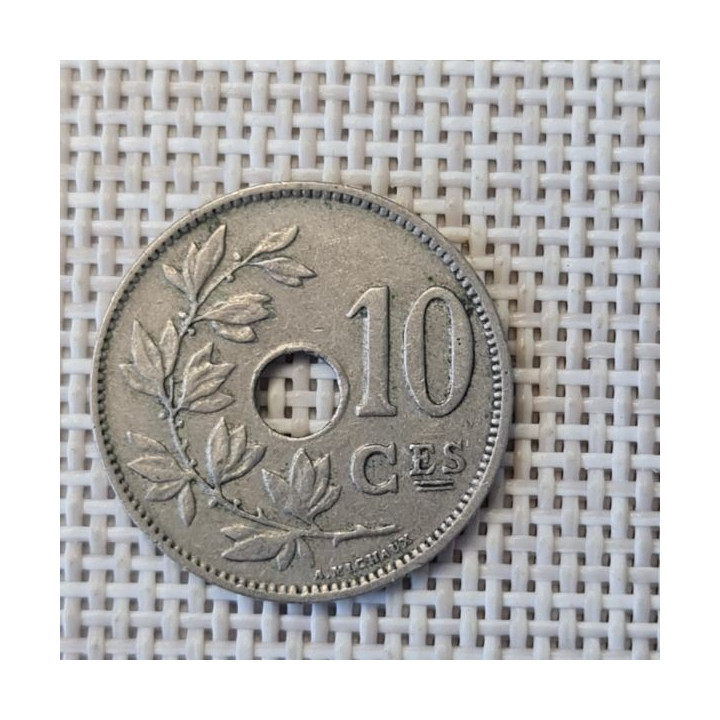 Belgium 10 Centimes 1929 KM-85 VF