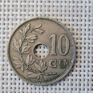 Belgium 10 Centimes 1927 KM-86 VF