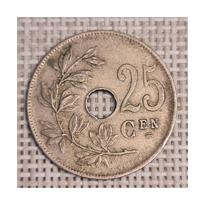 Belgium 25 Centimes 1926 KM-69 VF
