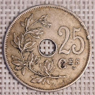 Belgium 25 Centimes 1926 KM-68 VF
