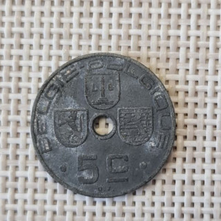 Belgium 5 Centimes 1942 KM-124 VF