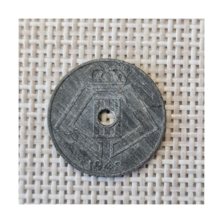 Belgium 5 Centimes 1942 KM-124 VF