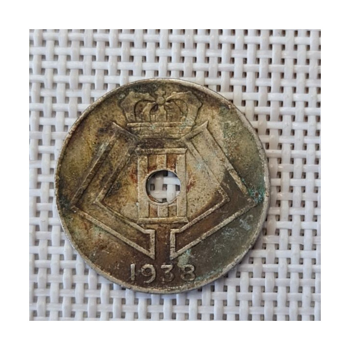 Belgium 10 Centimes 1938 KM-112 VF