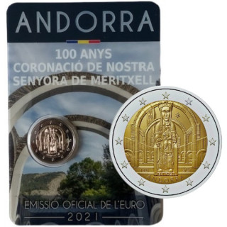 Andorra 2 Euro 2021 "Our Lady" BU (Coin Card)