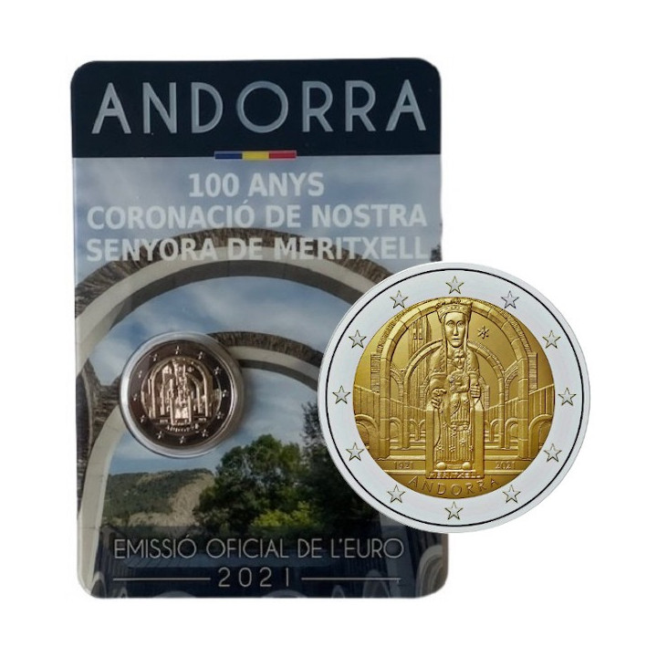 Andorra 2 Euro 2021 "Our Lady" BU (Coin Card)