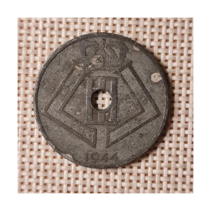 Belgium 25 Centimes 1944 KM-132 VF