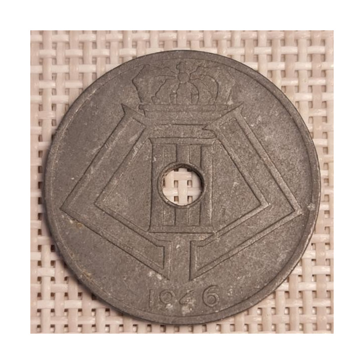 Belgium 25 Centimes 1946 KM-132 VF
