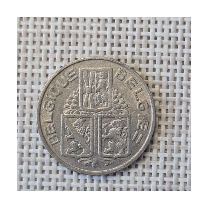 Belgium 1 Franc 1939 KM-119 VF