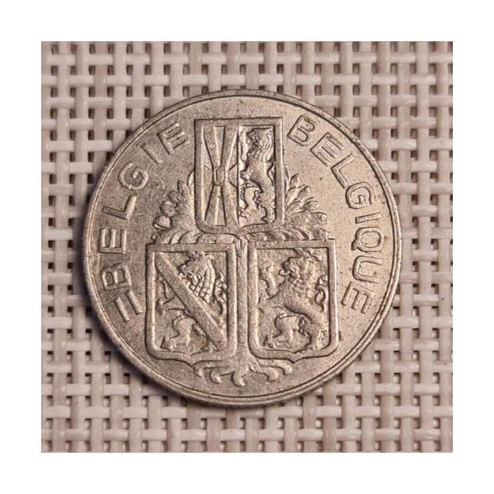Belgium 1 Franc 1940 KM-120 VF
