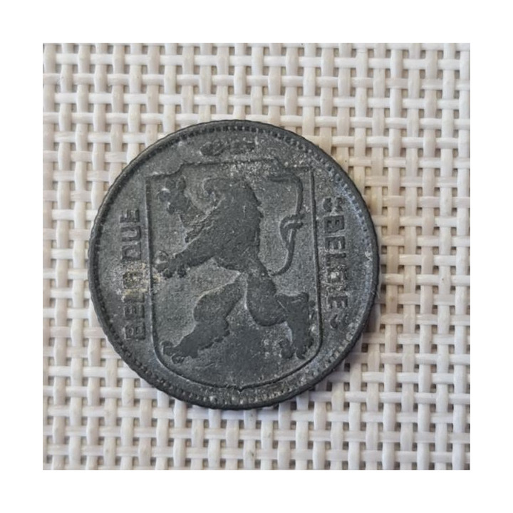 Belgium 1 Franc 1942 KM-127 VF