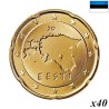 Estonia 20 Euro Cent 2017 Roll
