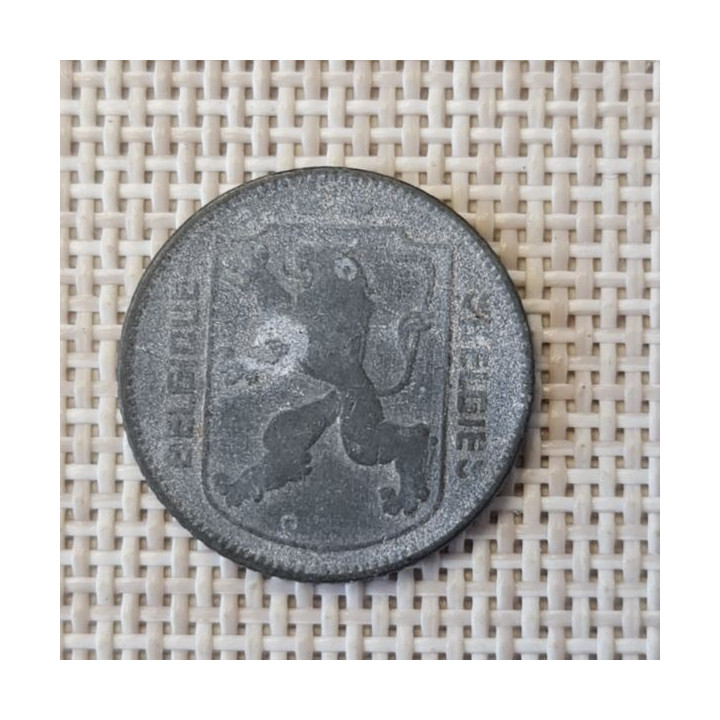 Belgium 1 Franc 1943 KM-127 VF