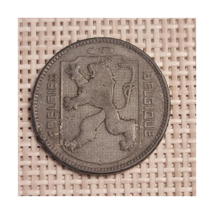 Belgium 1 Franc 1942 KM-128 VF