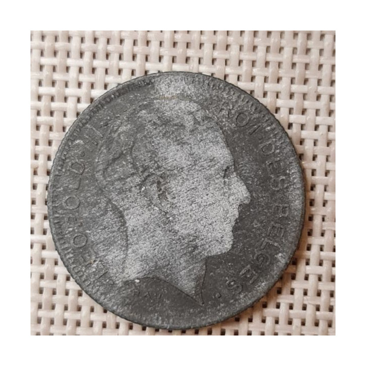 Belgium 5 Francs 1946 KM-129 VF