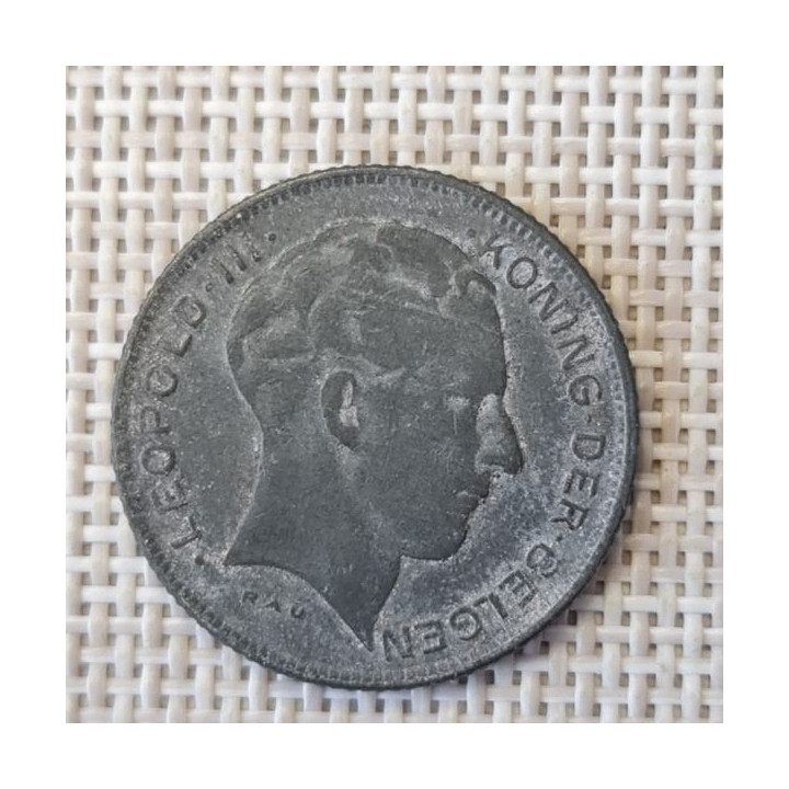 Belgium 5 Francs 1941 KM-130 VF