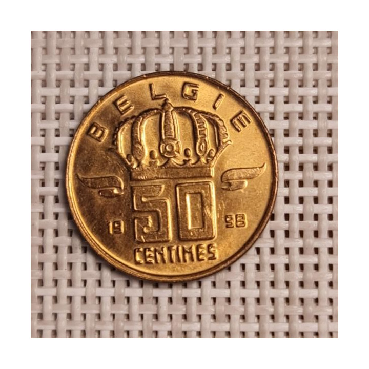 Belgium 50 Centimes 1998 KM-149 UNC