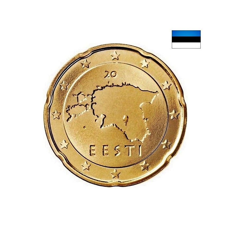 Estonia 20 Euro Cent 2020 UNC