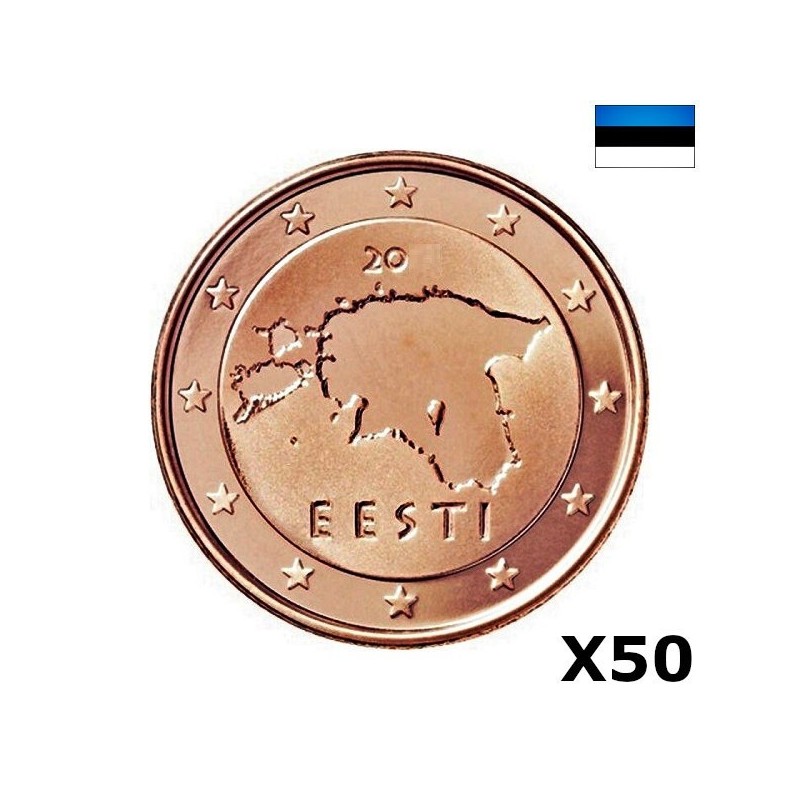 Estonia 1 Euro Cent 2022 Roll