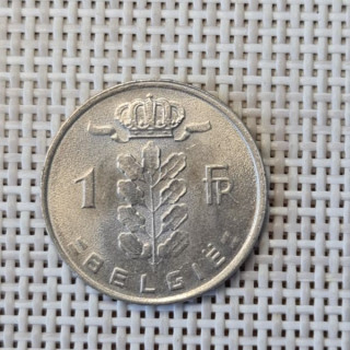 Belgium 1 Franc 1979 KM-143 VF