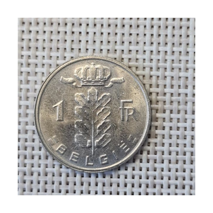 Belgium 1 Franc 1988 KM-143 VF