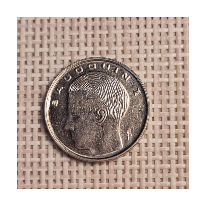 Belgium 1 Franc 1989 KM-170 VF