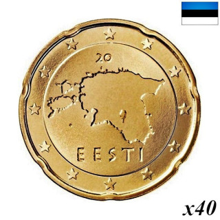 Estonia 10 Euro Cent 2022 Roll