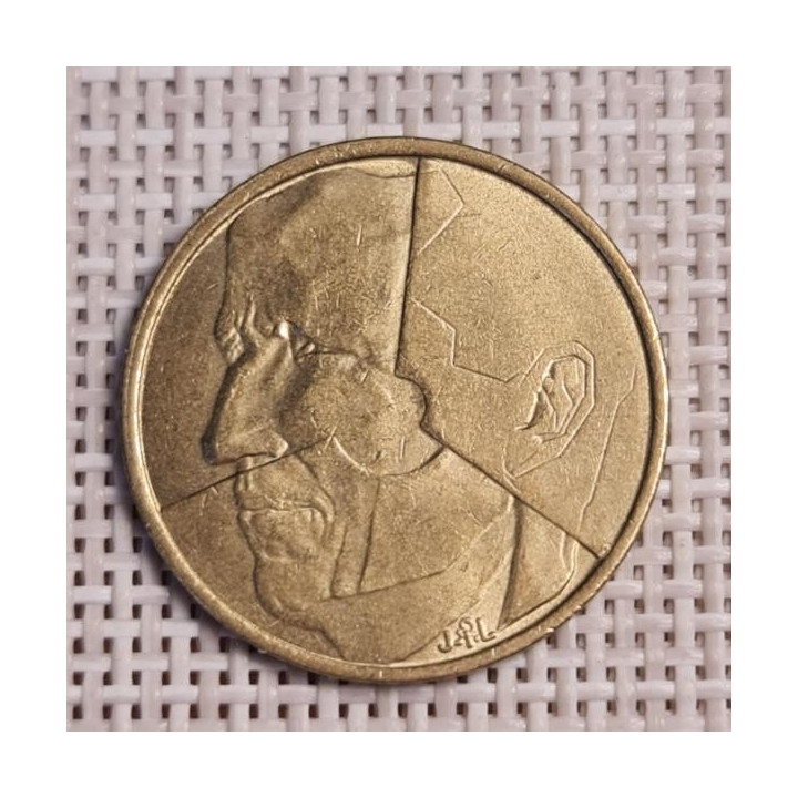 Belgium 5 Francs 1987 KM-164 VF