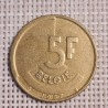 Belgium 5 Francs 1987 KM-164 VF