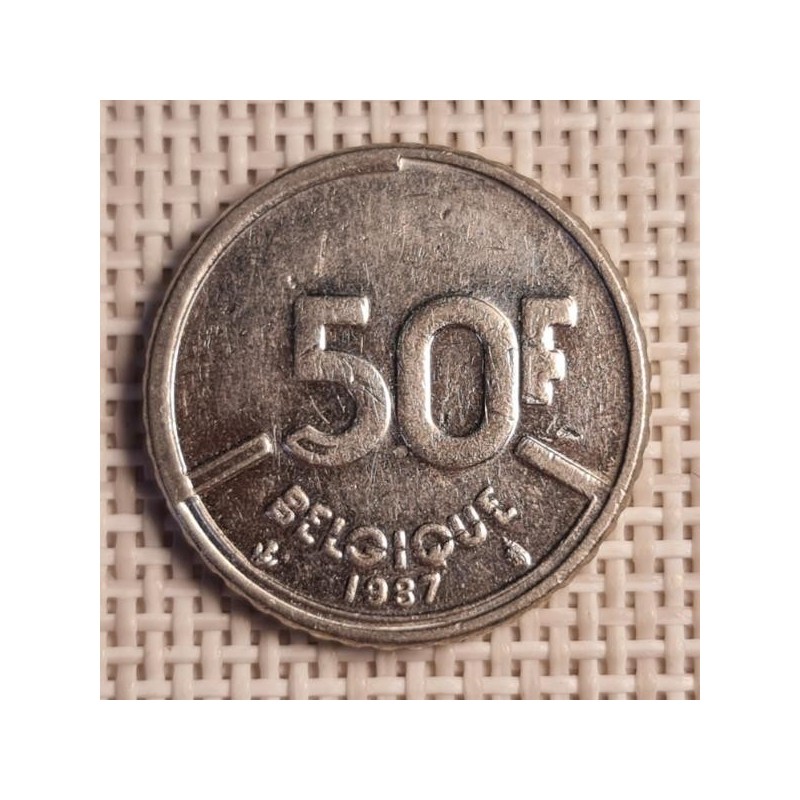 Belgium 50 Francs 1987 KM-168 VF