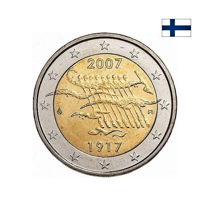 Finland 2 Euro 2007 "Independence" UNC