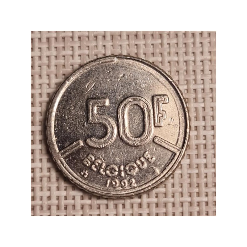 Belgium 50 Francs 1992 KM-168 VF