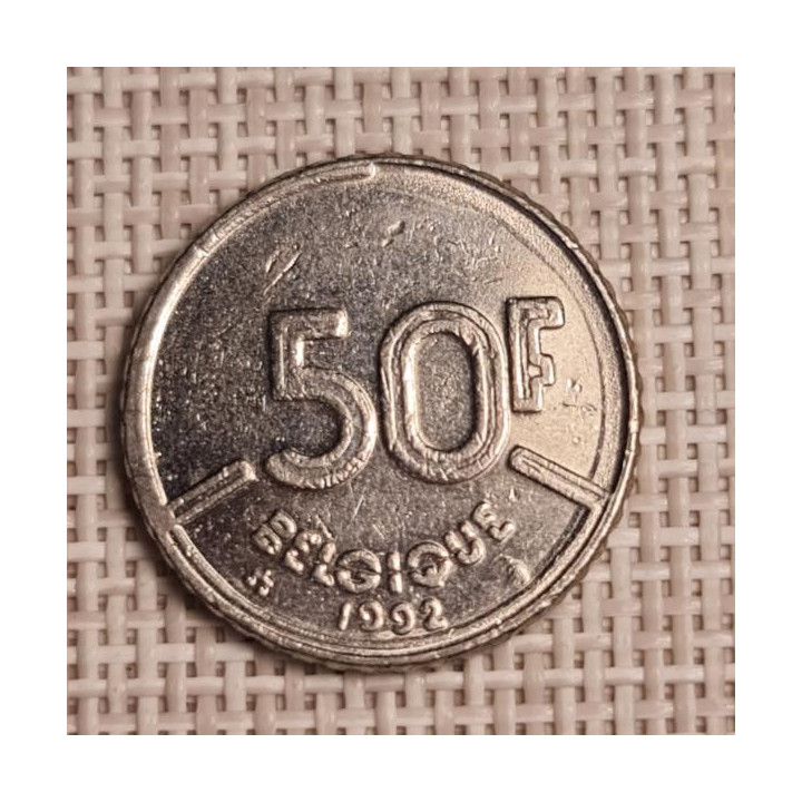 Belgium 50 Francs 1992 KM-168 VF