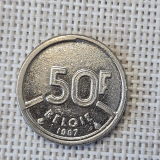 Belgium 50 Francs 1987 KM-169 VF