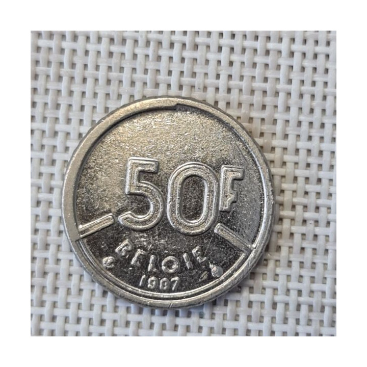 Belgium 50 Francs 1987 KM-169 VF