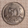 Belgium 50 Francs 1990 KM-169 VF